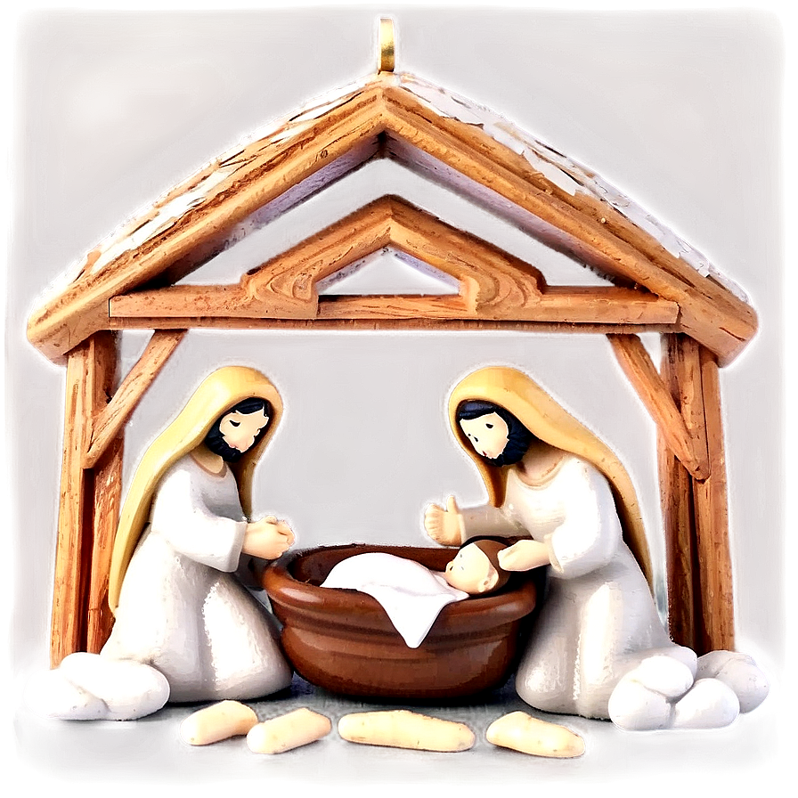 Nativity Christmas Ornaments Png Gmr