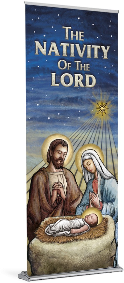 Nativity Scene Banner