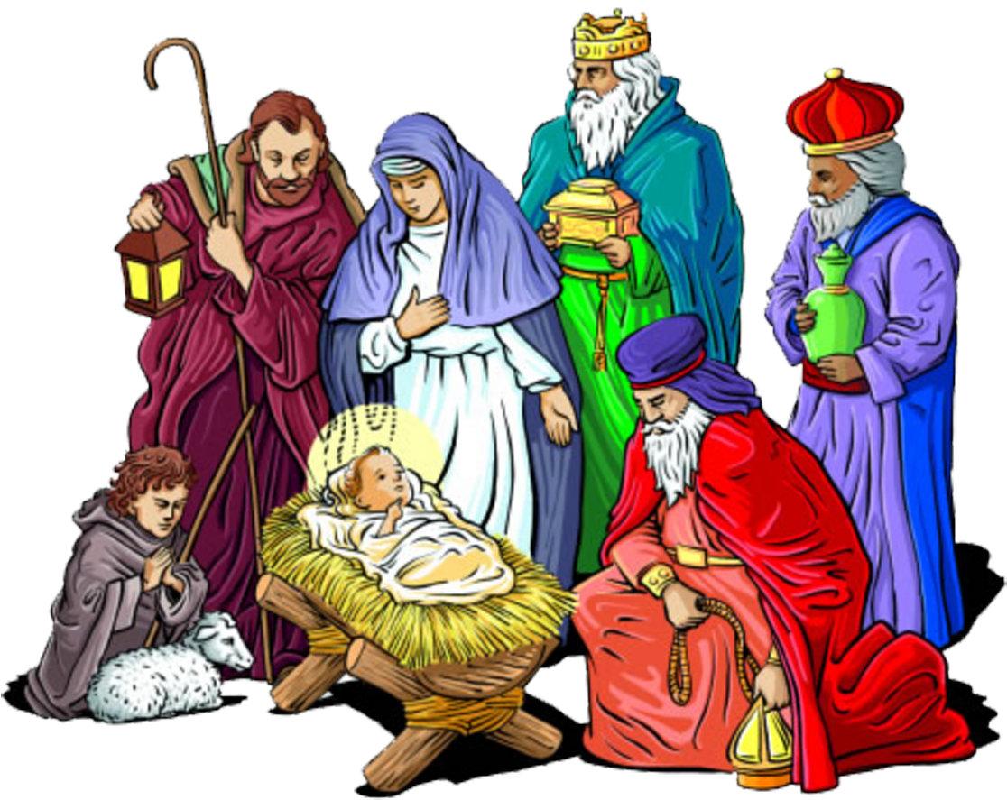 Nativity Scene Illustration