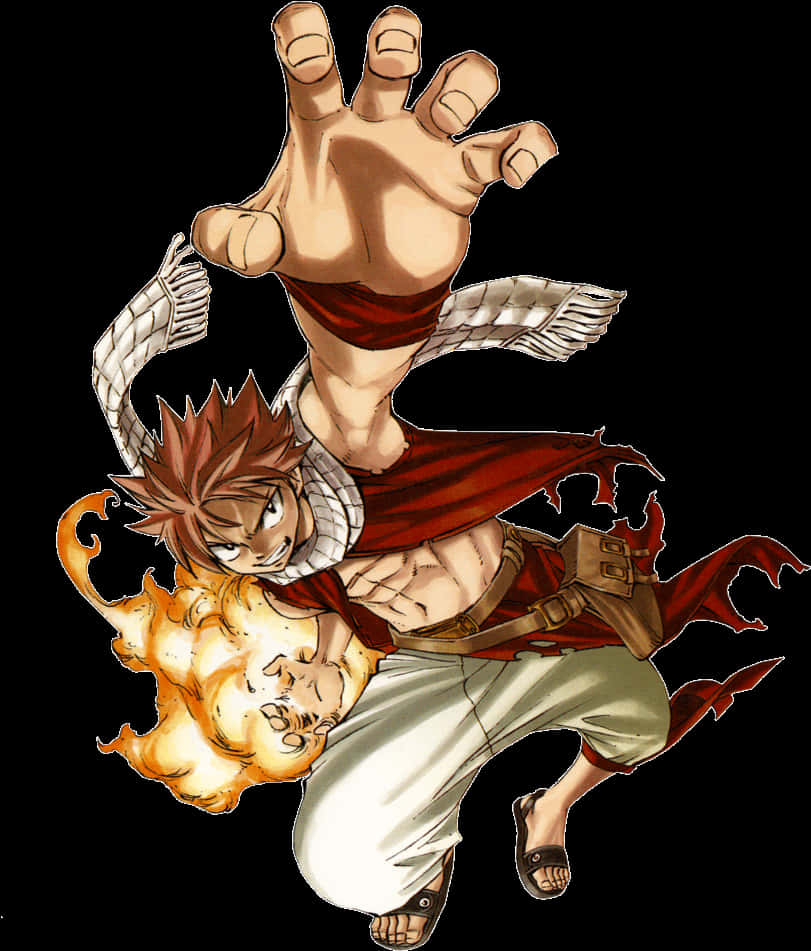 Natsu Dragon Force Action Pose