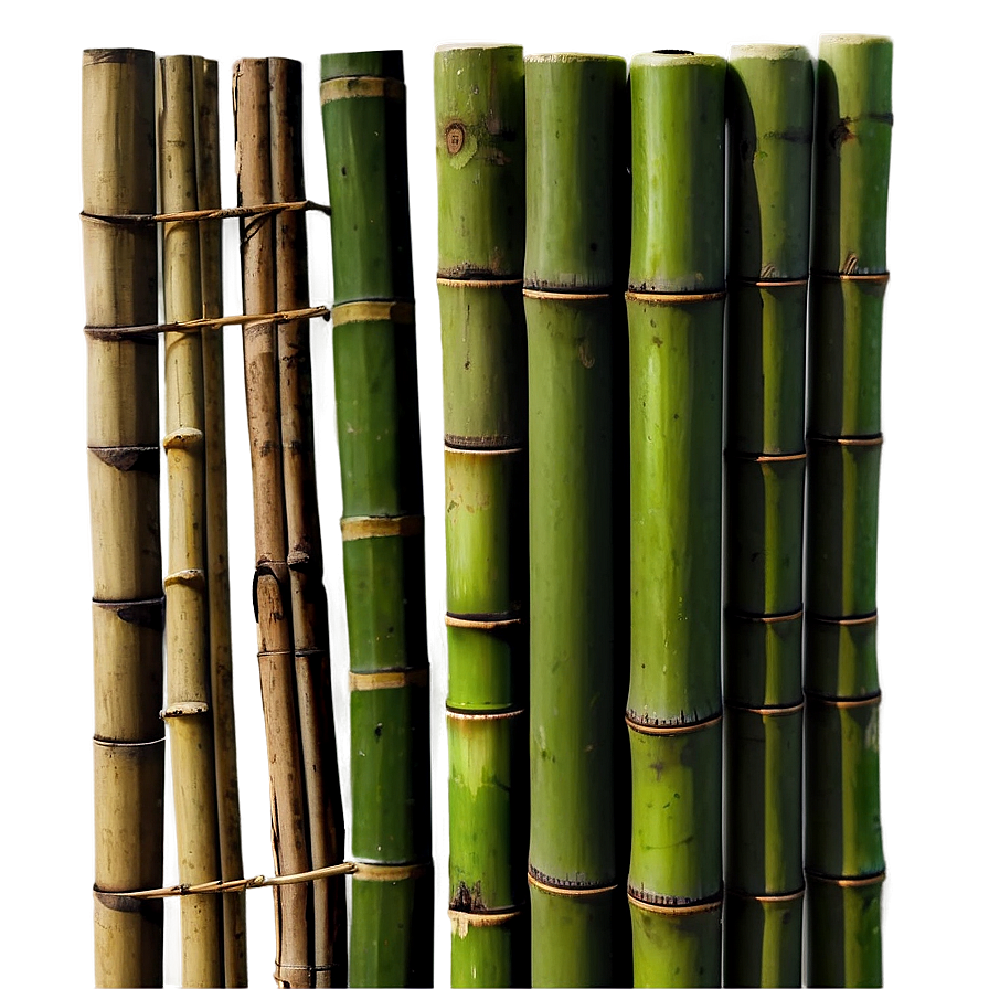 Natural Bamboo Fence Png Hxu