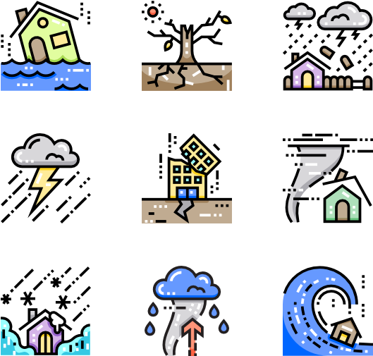 Natural_ Disasters_ Icon_ Set