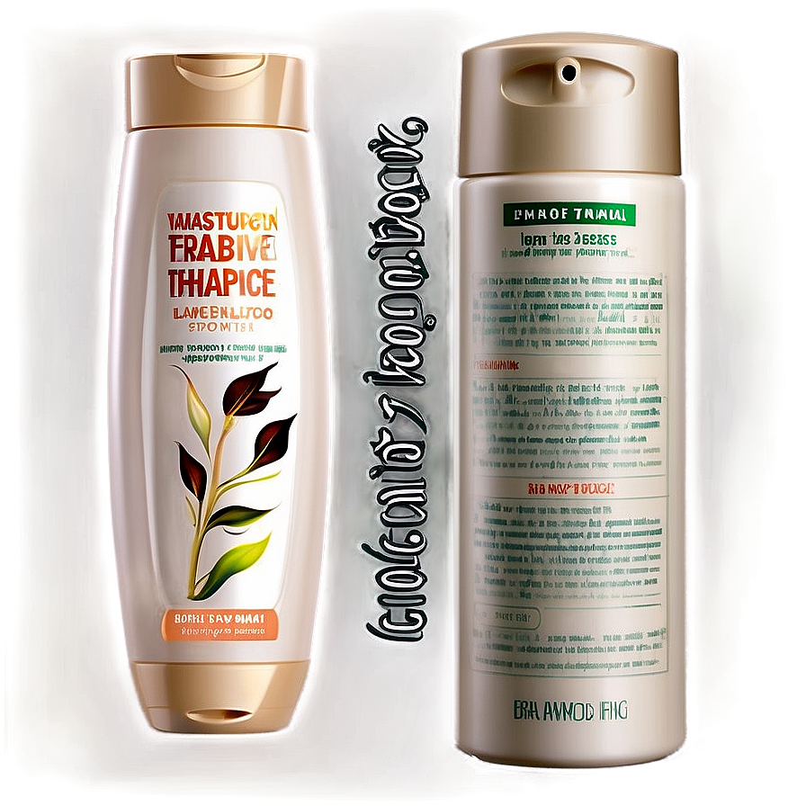 Natural Ingredients Shampoo Bottle Png 28