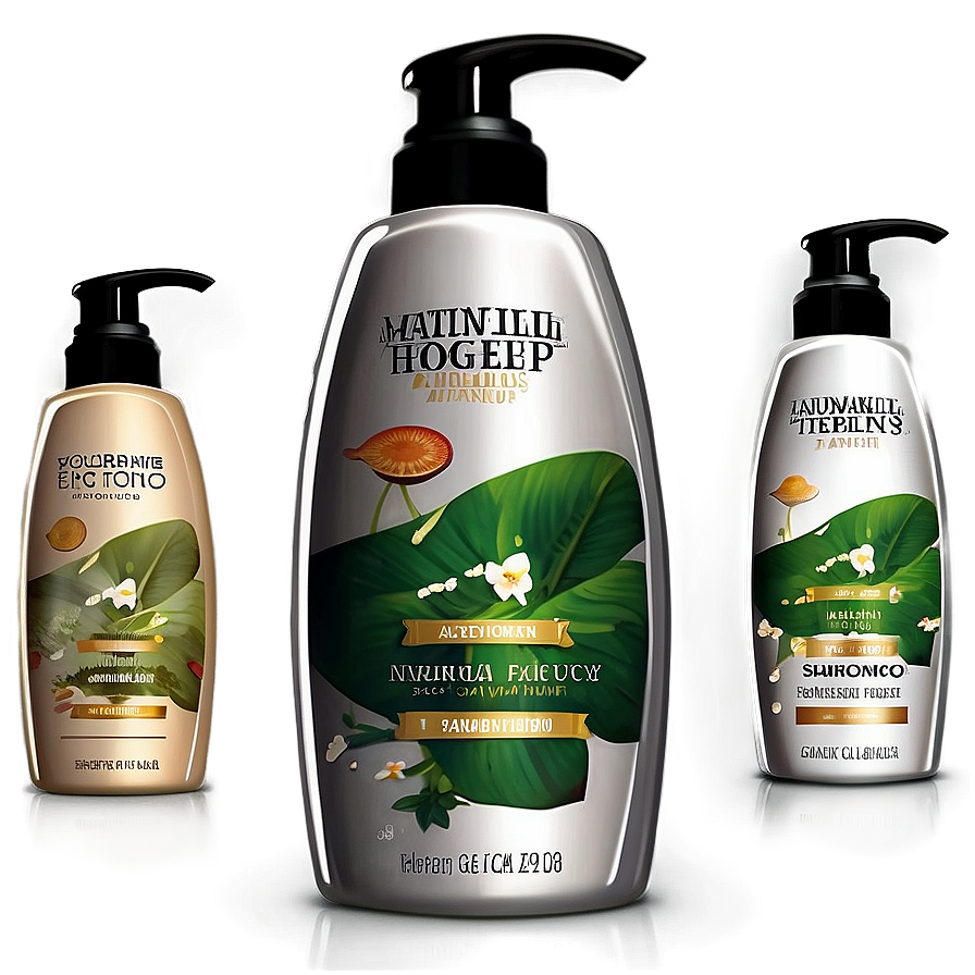 Natural Ingredients Shampoo Bottle Png Jou