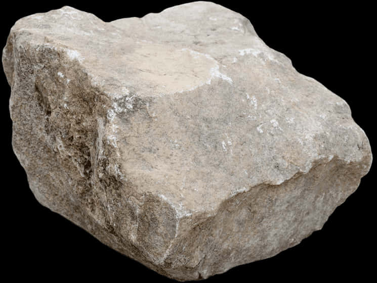 Natural Stone Boulder Isolated