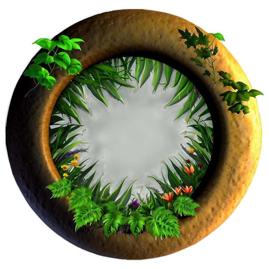 Nature Circle Frame Png 06122024