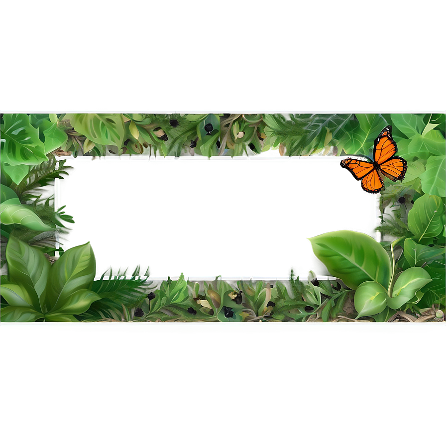 Nature Inspired Photo Border Png Tvo46