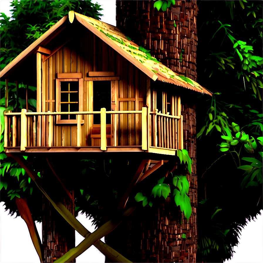 Nature-inspired Tree House Png 99