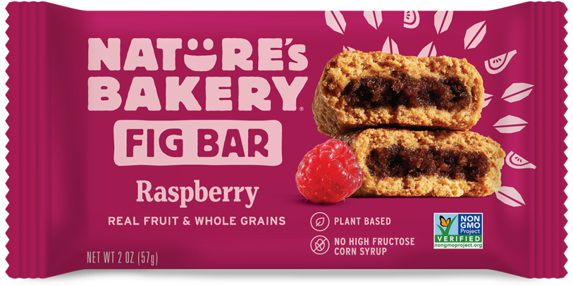 Natures Bakery Raspberry Fig Bar Packaging