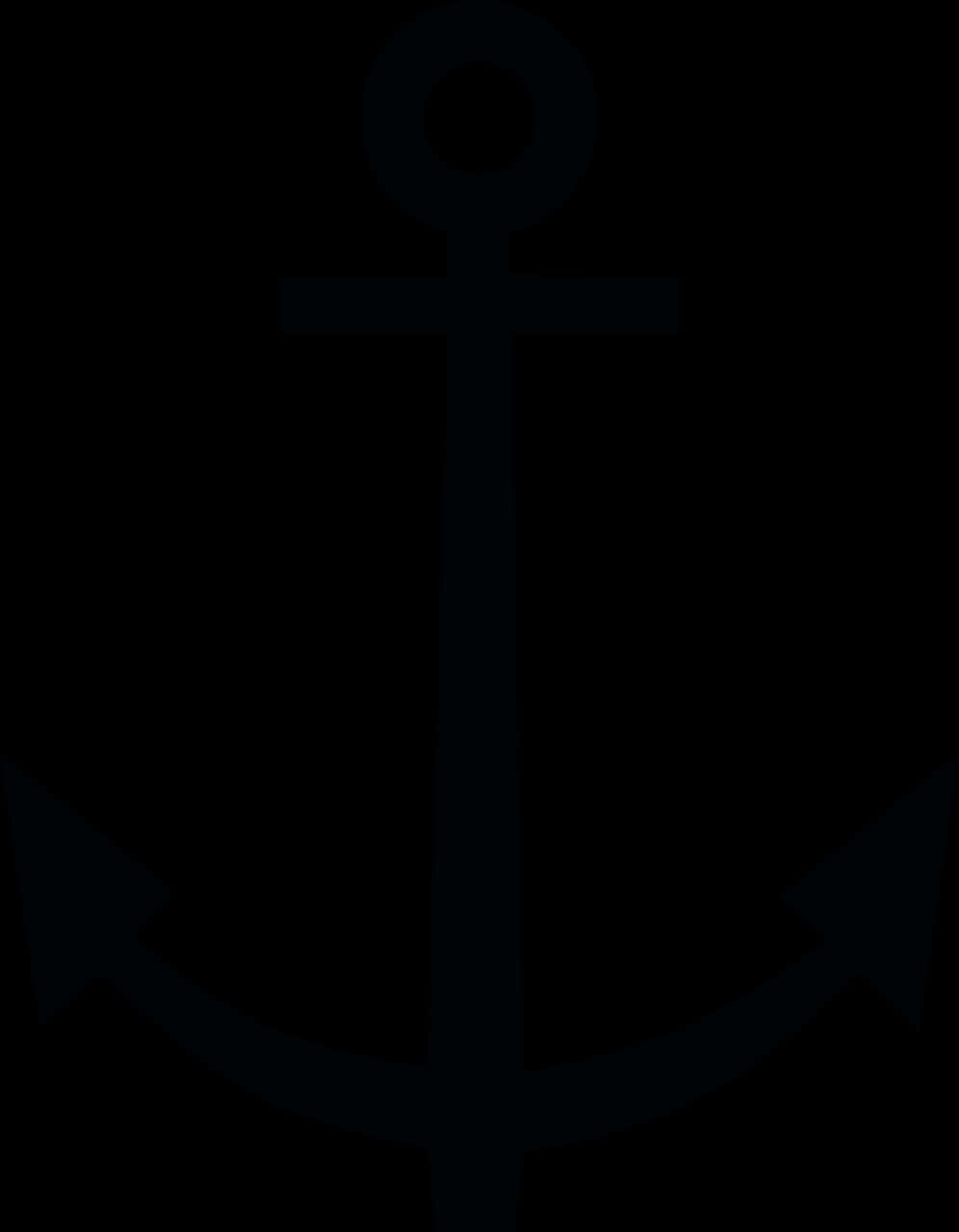 Nautical Anchor Silhouette