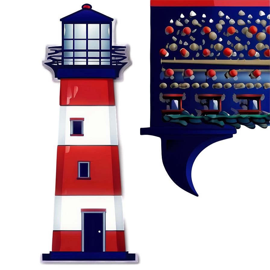 Nautical Lighthouse Design Png Usw