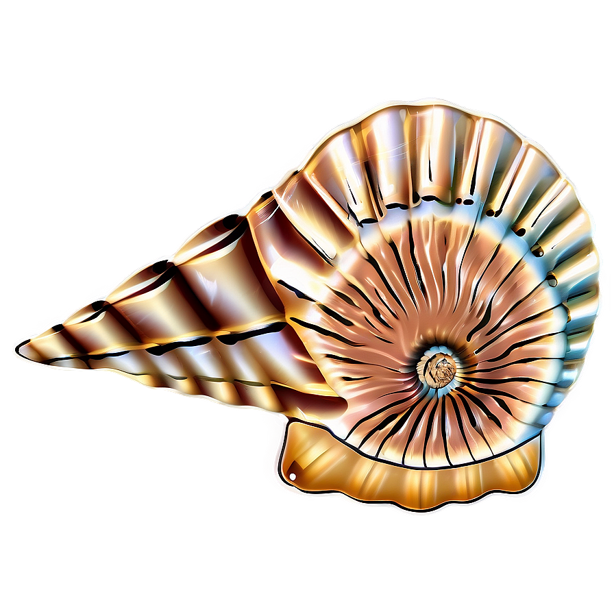 Nautical Shell Design Png Fcl79