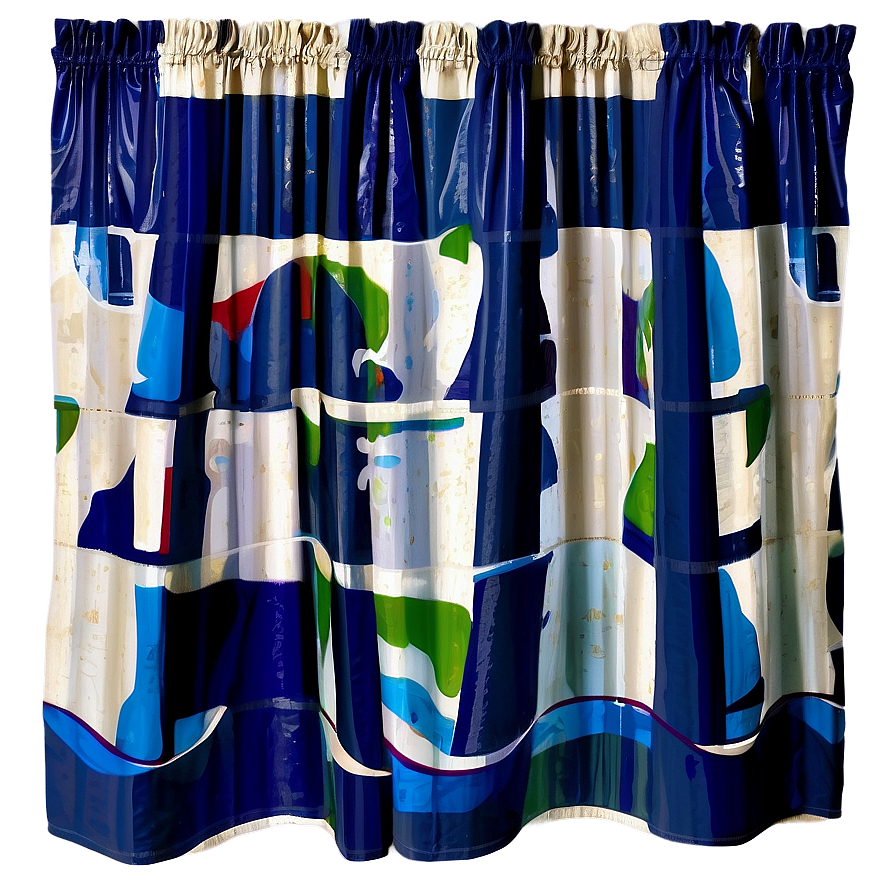 Nautical Striped Curtain Png 05252024
