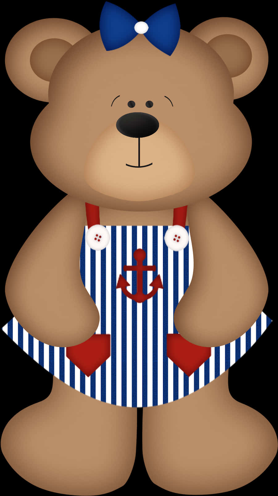 Nautical Teddy Bear Illustration