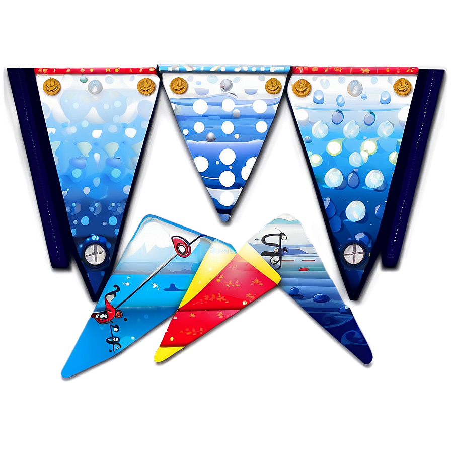 Nautical Triangle Banner Png 06272024