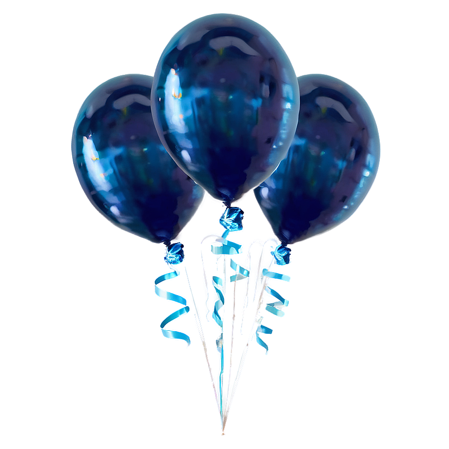 Navy Blue Balloons Png Rlt92