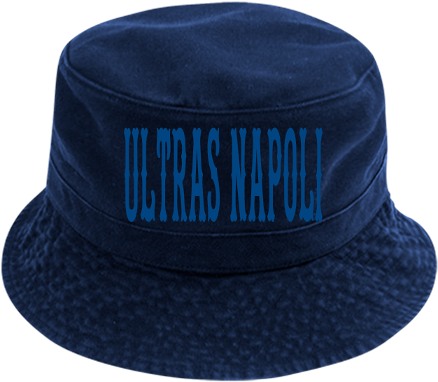 Navy Blue Ultras Napoli Bucket Hat