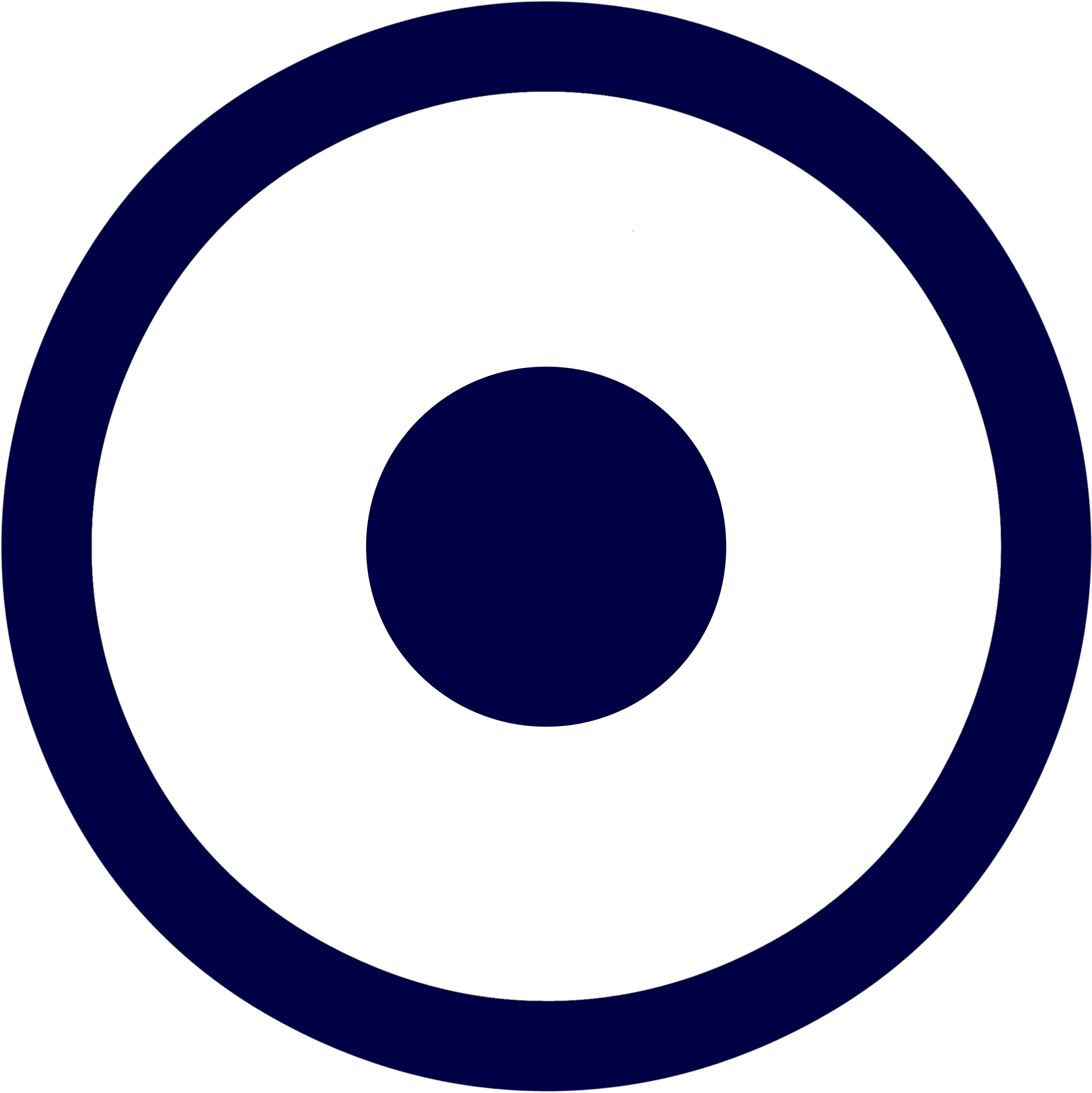 Navy Blue White Circle Graphic