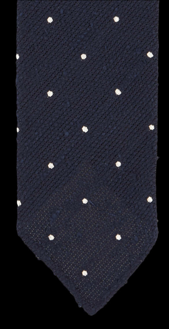 Navy Dot Pattern Tie