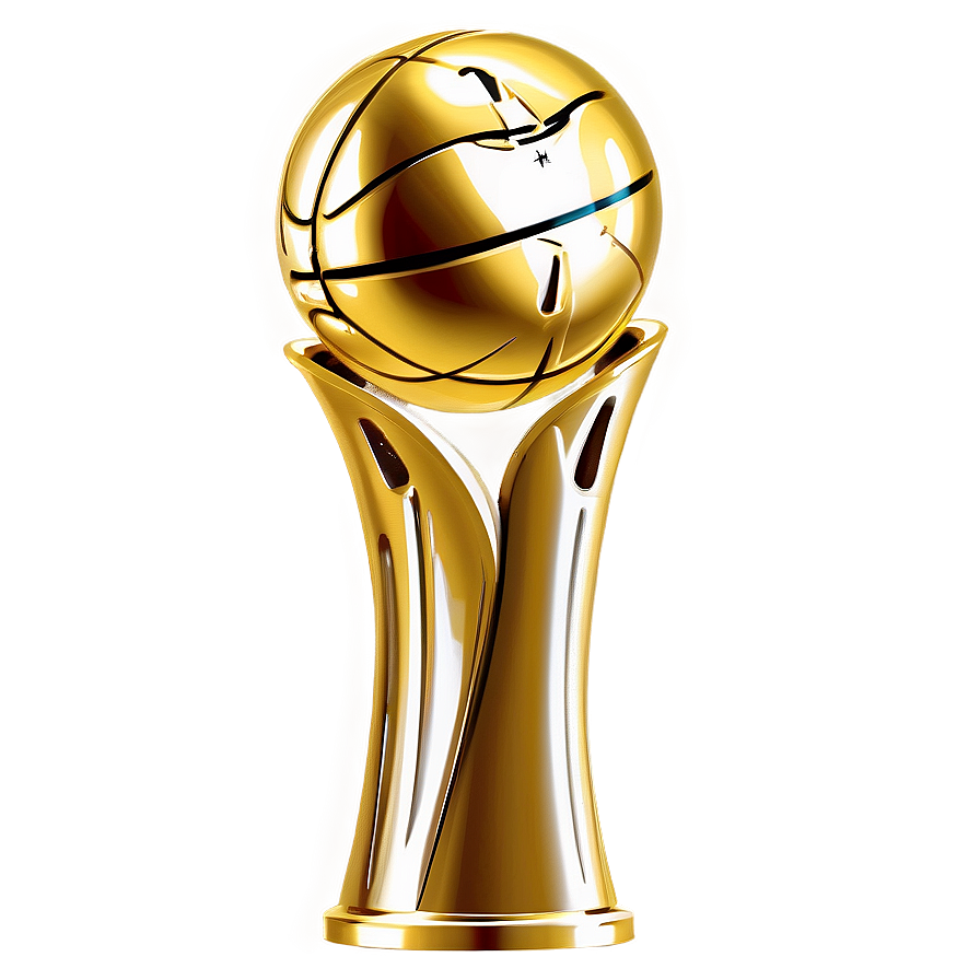 Nba Trophy Gold Detailing Png 74