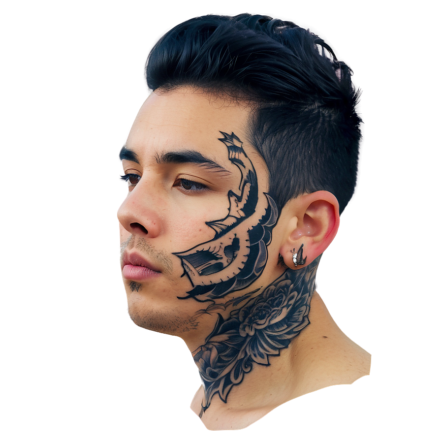 Neck Tattoo D