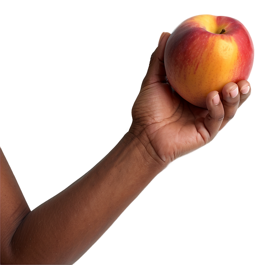 Nectarine In Hand Png Uio19