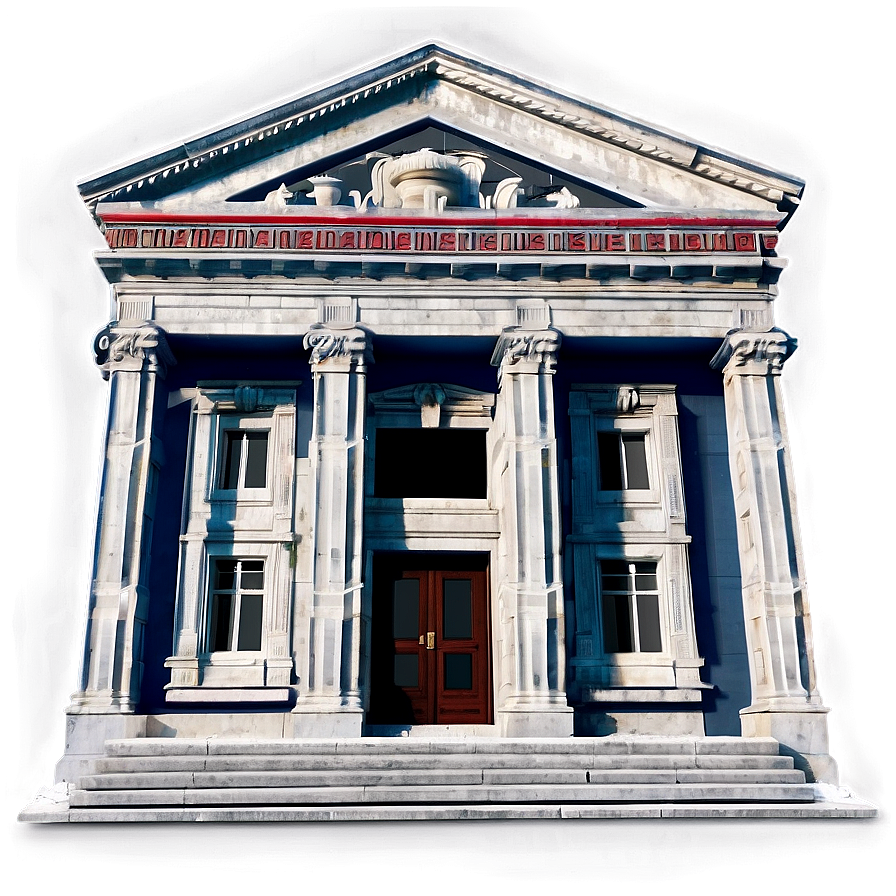 Neoclassical Bank Building Png 95