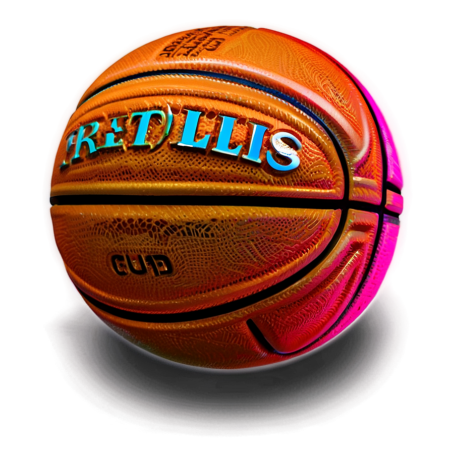 Neon Basketball Png 04302024