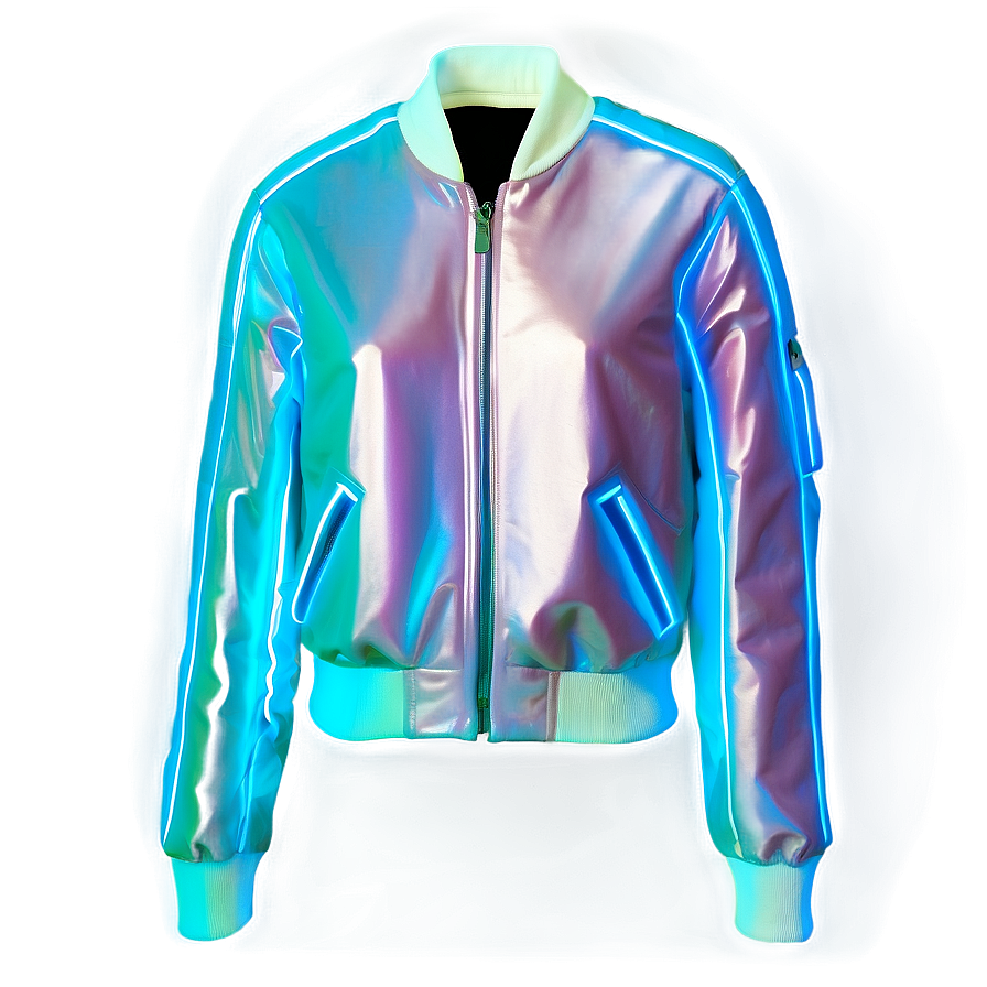 Neon Bomber Jacket Bright Png 06282024