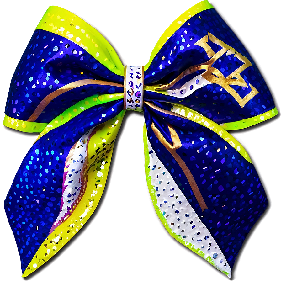 Neon Cheer Bow Png 06212024