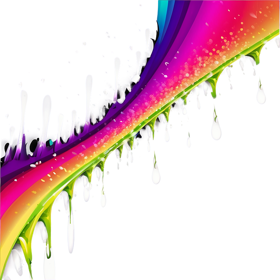 Neon Color Splash Png Mup69