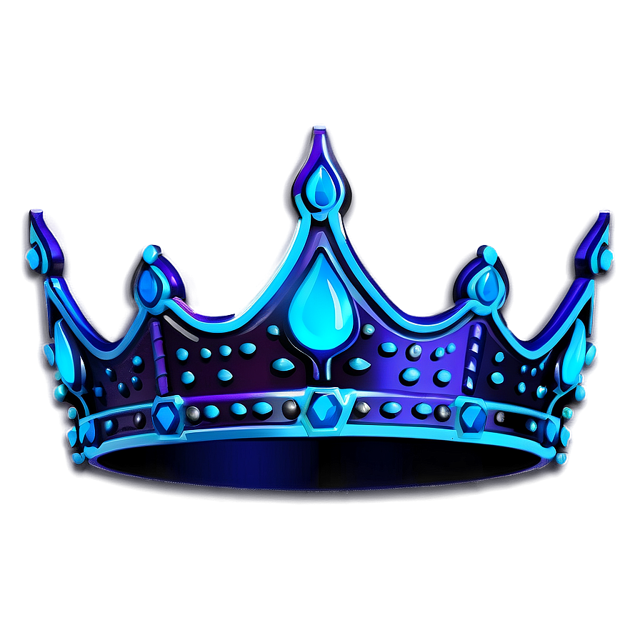 Neon Crown Badge Png Fbj92