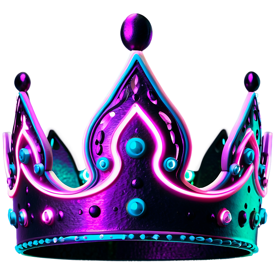 Neon Crown For Branding Png Csd