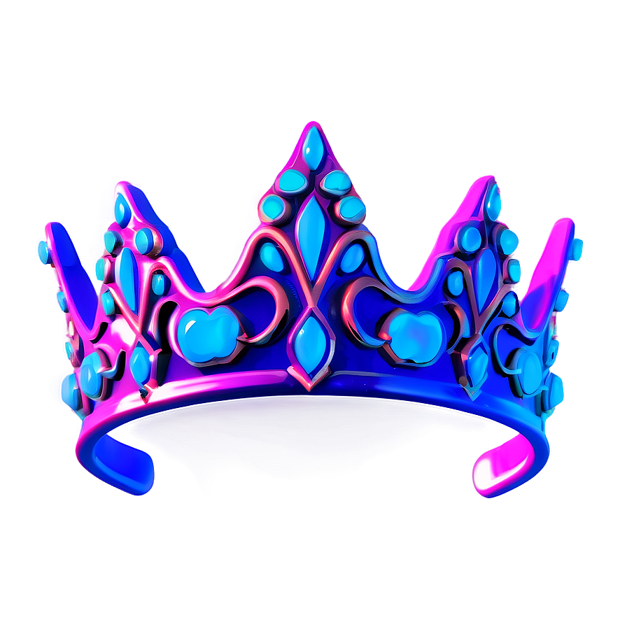 Neon Crown For Design Png 06272024