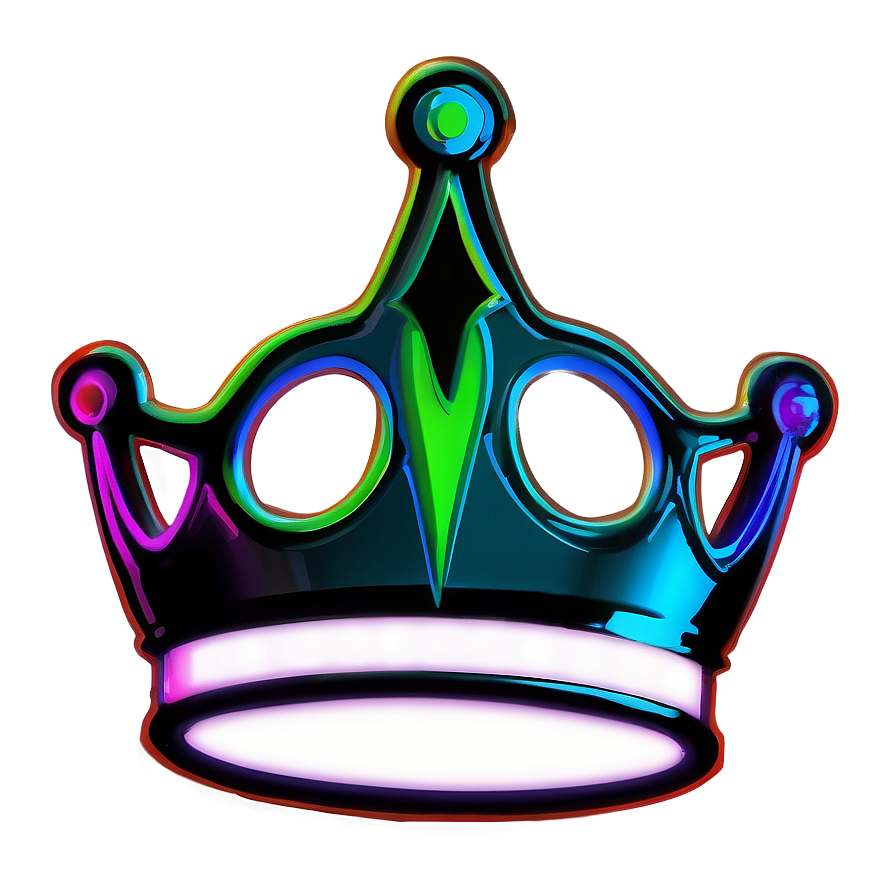 Neon Crown For Logo Png 06272024