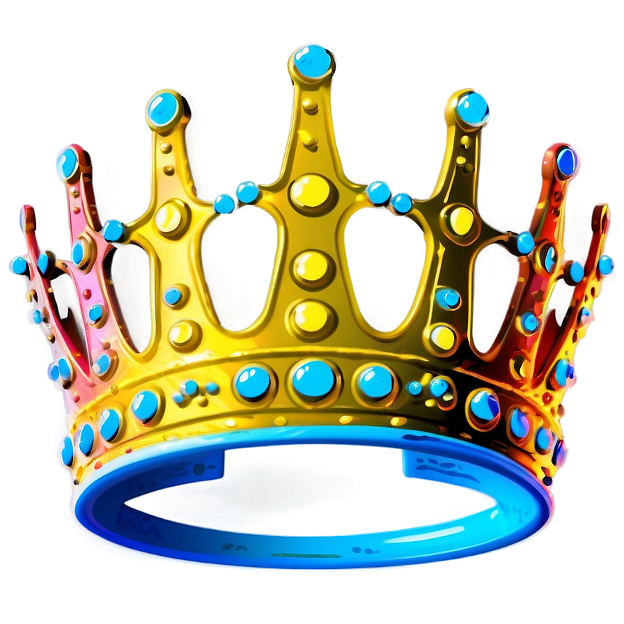 Neon Crown Vector Png 63