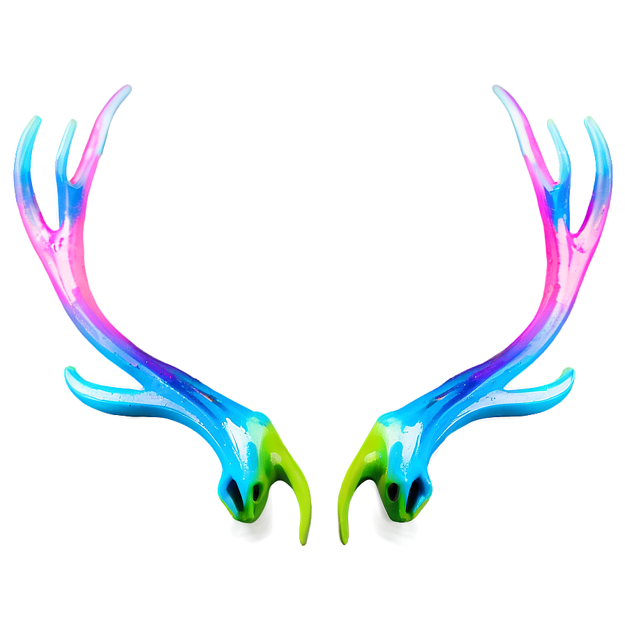 Neon Deer Antler Png Pwf87