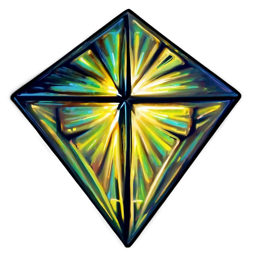 Neon Diamond Shape Png Fiy43