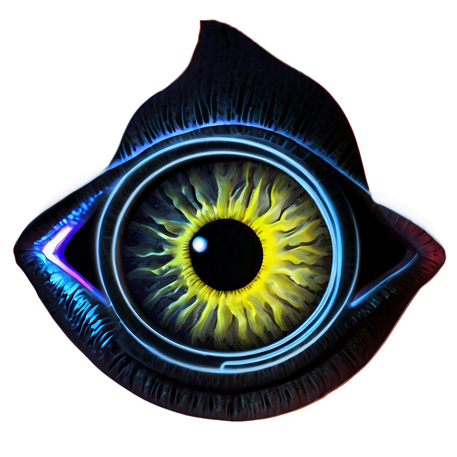 Neon Eye Sign Png Lfd