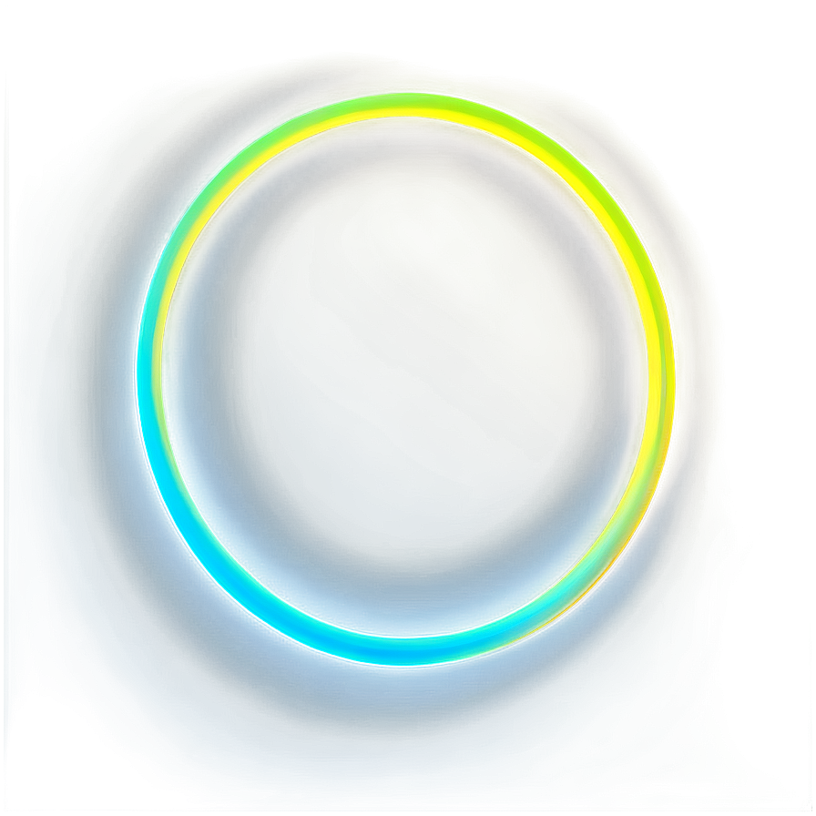 Neon Glow Circle Png Qgj89