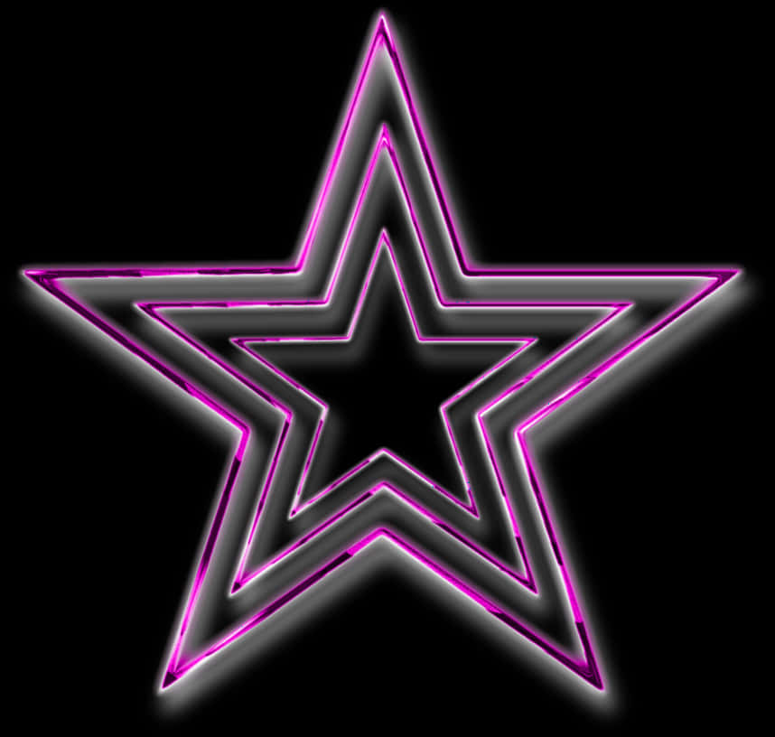 Neon Glow Star Graphic