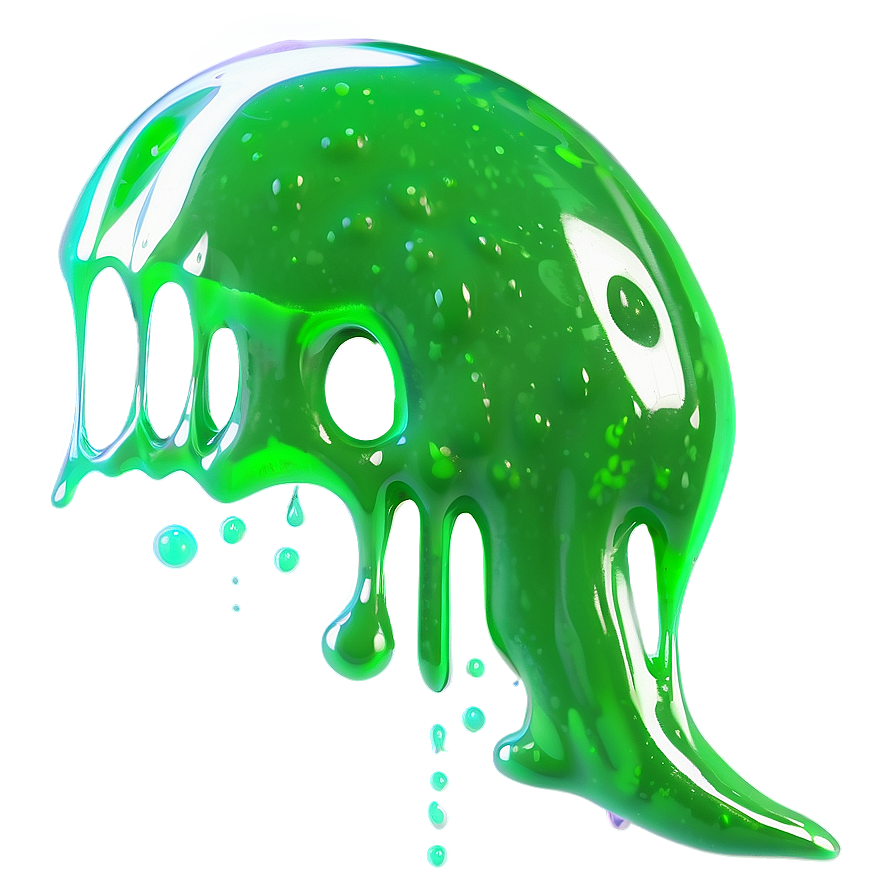 Neon Green Slime Png 34