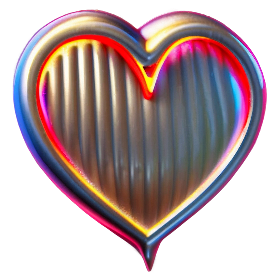 Neon Heart Clipart Png Suw