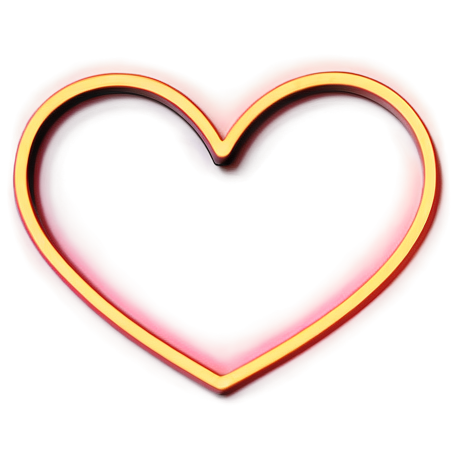 Neon Heart Clipart Png Tdl