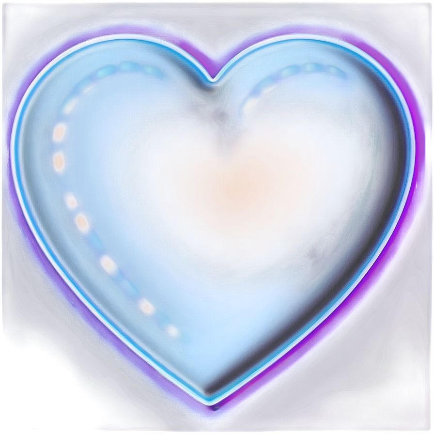 Neon Heart Emoji Png Ljg85