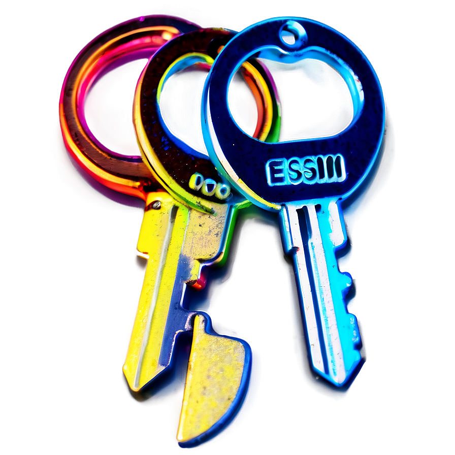 Neon Keys Png 42