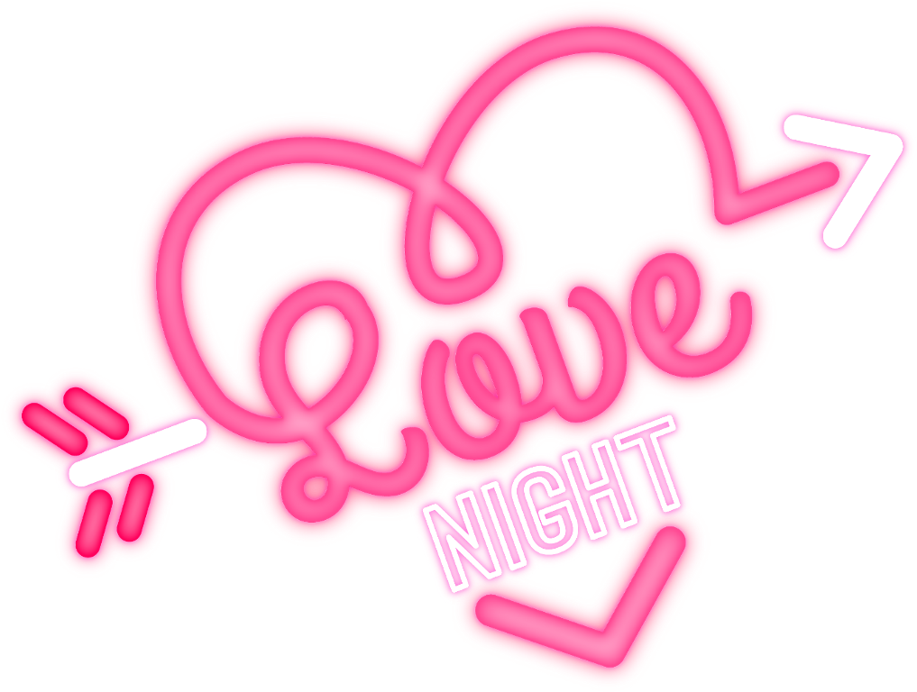 Neon Love Night Arrow