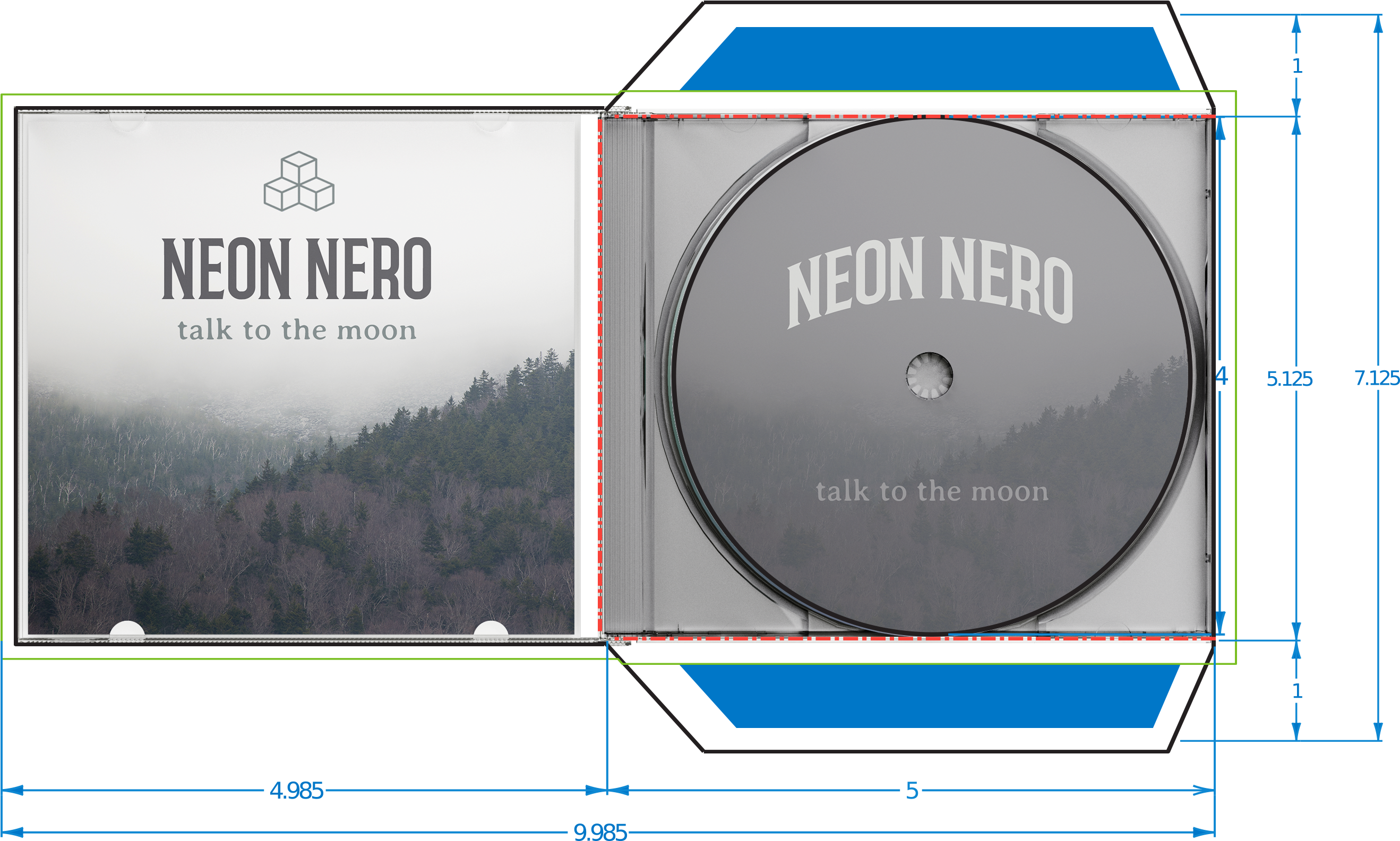 Neon Nero C D Case Design