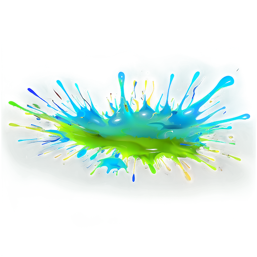 Neon Paint Splash Png Exj6