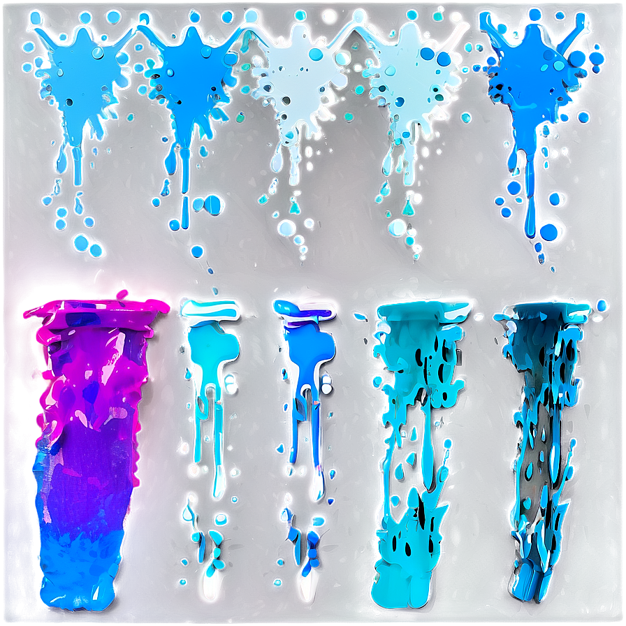 Neon Paint Splash Png Ngd35